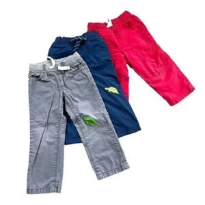 Bundle 3 pairs of pants toddler 24m-2T-3T Carter’s and Gymboree EUC